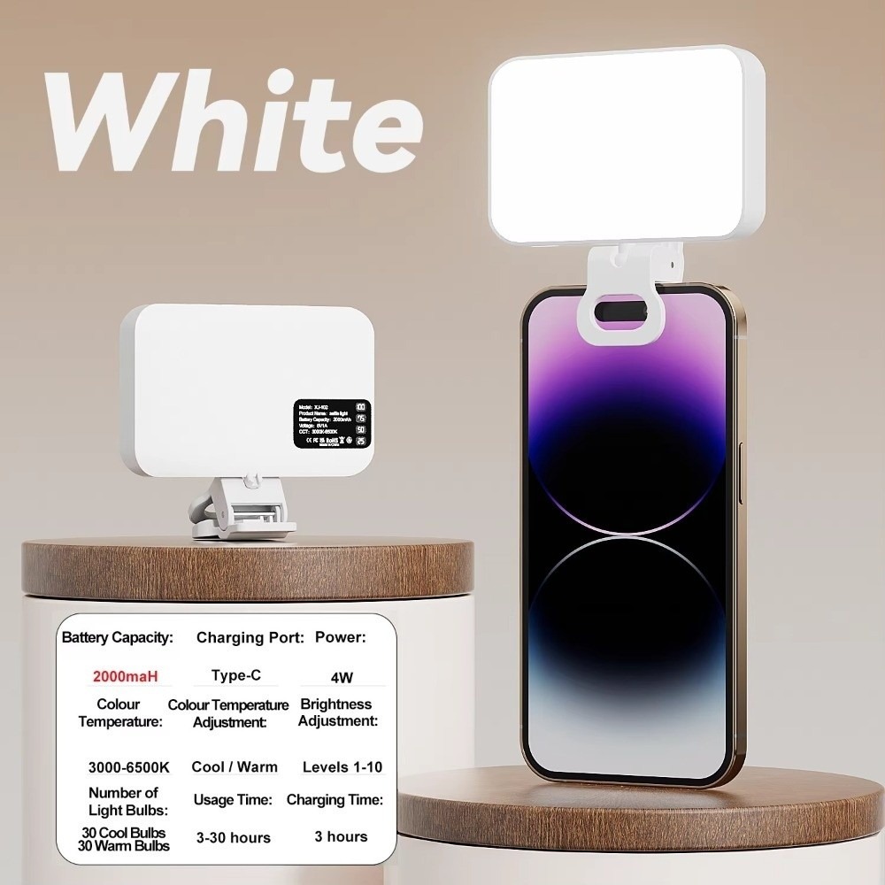 Photography Lightning - 800/1000mAh LED Selfie Light USB Rechargeable