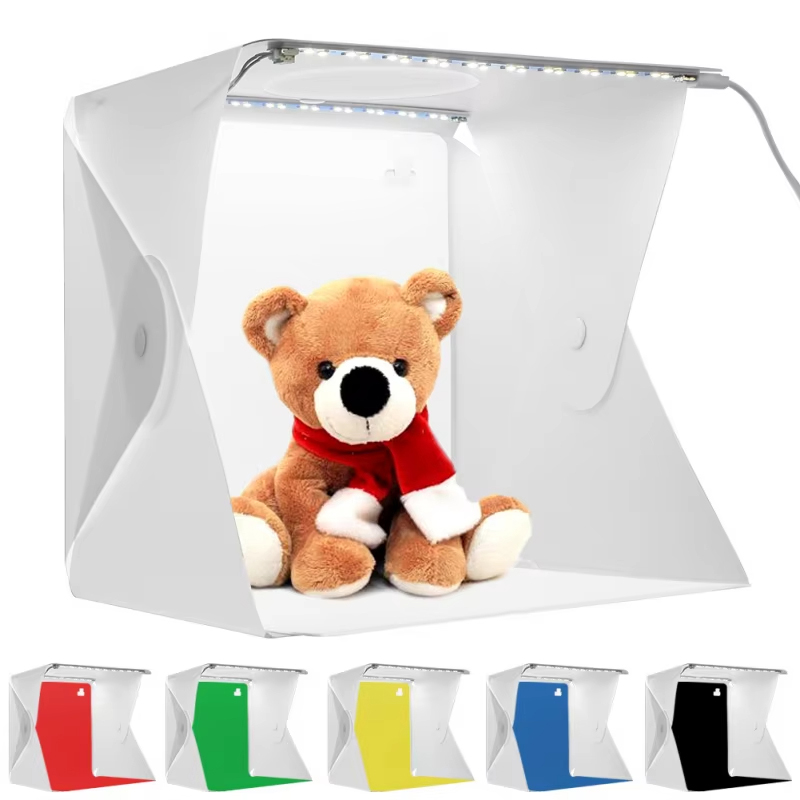 Mini Folding Photo Booth Softb - Softbox Portable Strip avaliação e preço