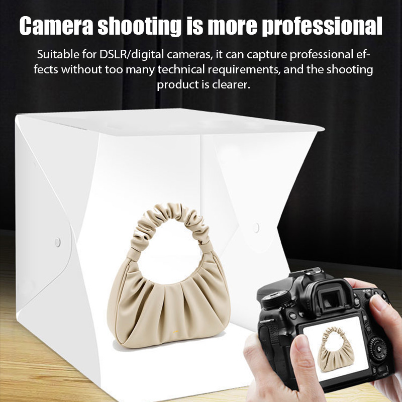 Mini Folding Photo Booth Softb - Softbox Portable Strip avaliação e preço