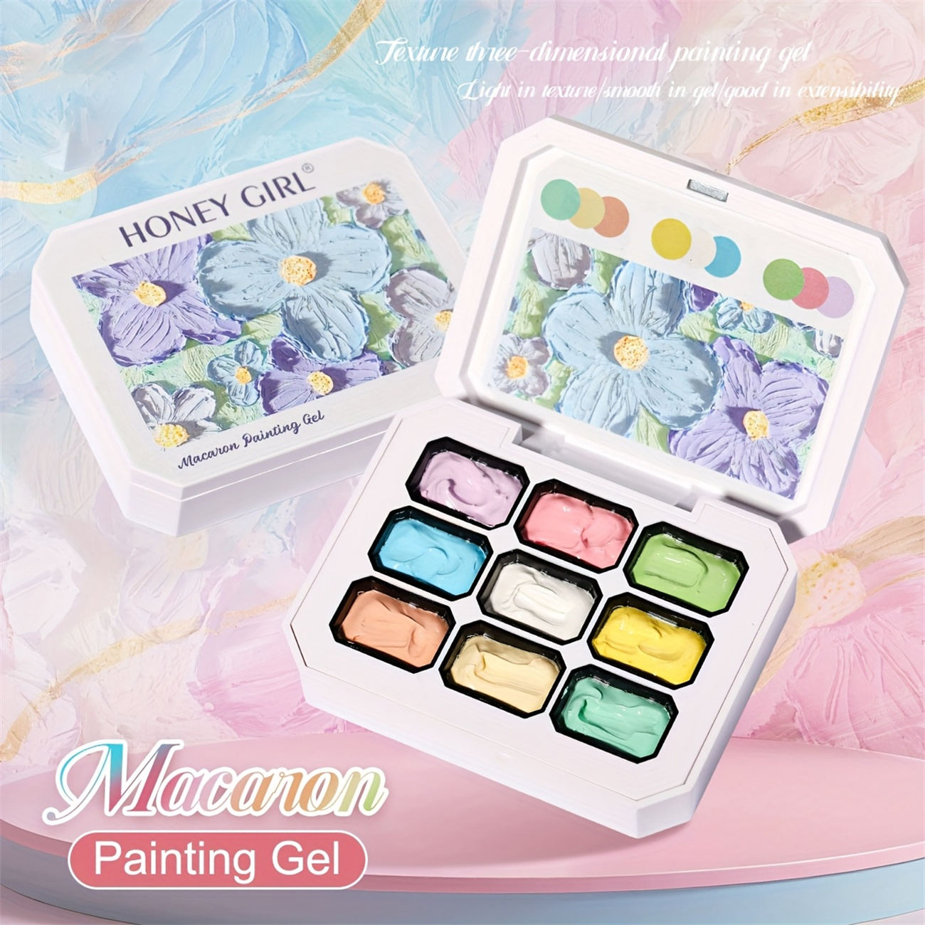 1pc 9-color Makaron solid nail - Photography Lighting Gels avaliação e preço