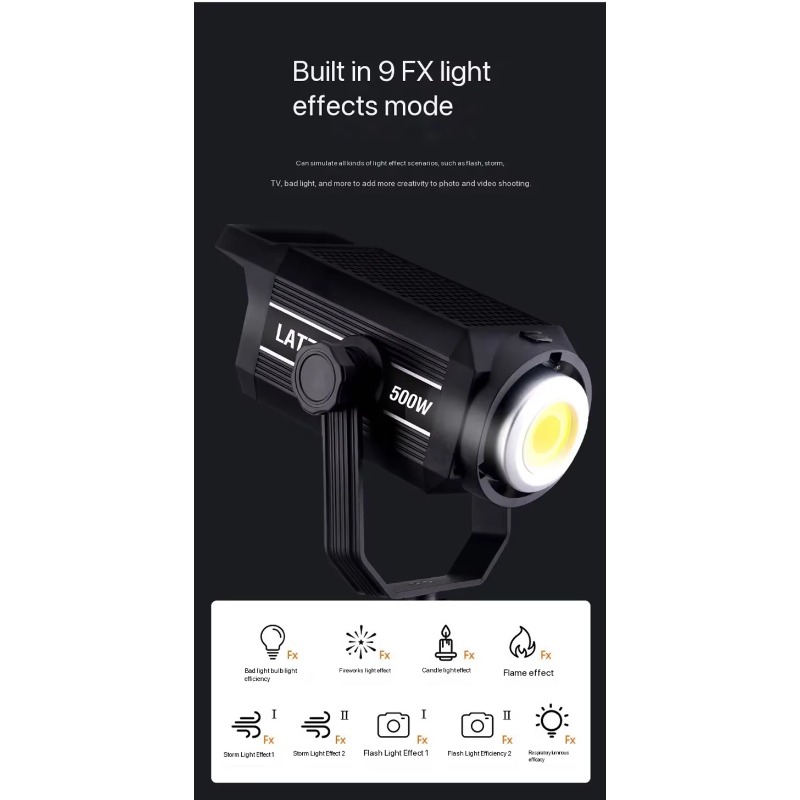 【Hot Sale】LATZZ 500W LED Video - Photography Lighting For Sale avaliação e preço