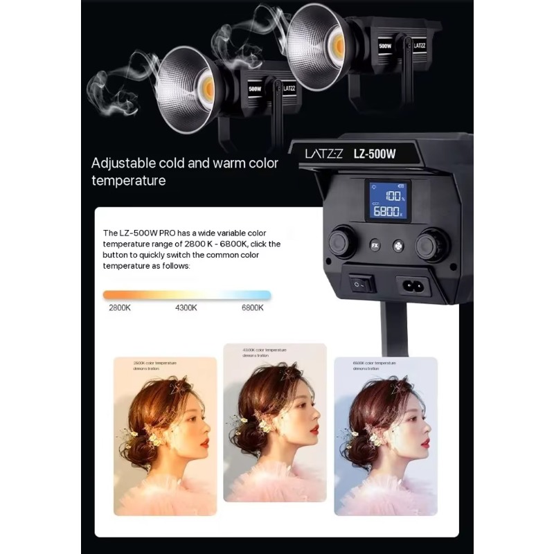【Hot Sale】LATZZ 500W LED Video - Photography Lighting For Sale avaliação e preço