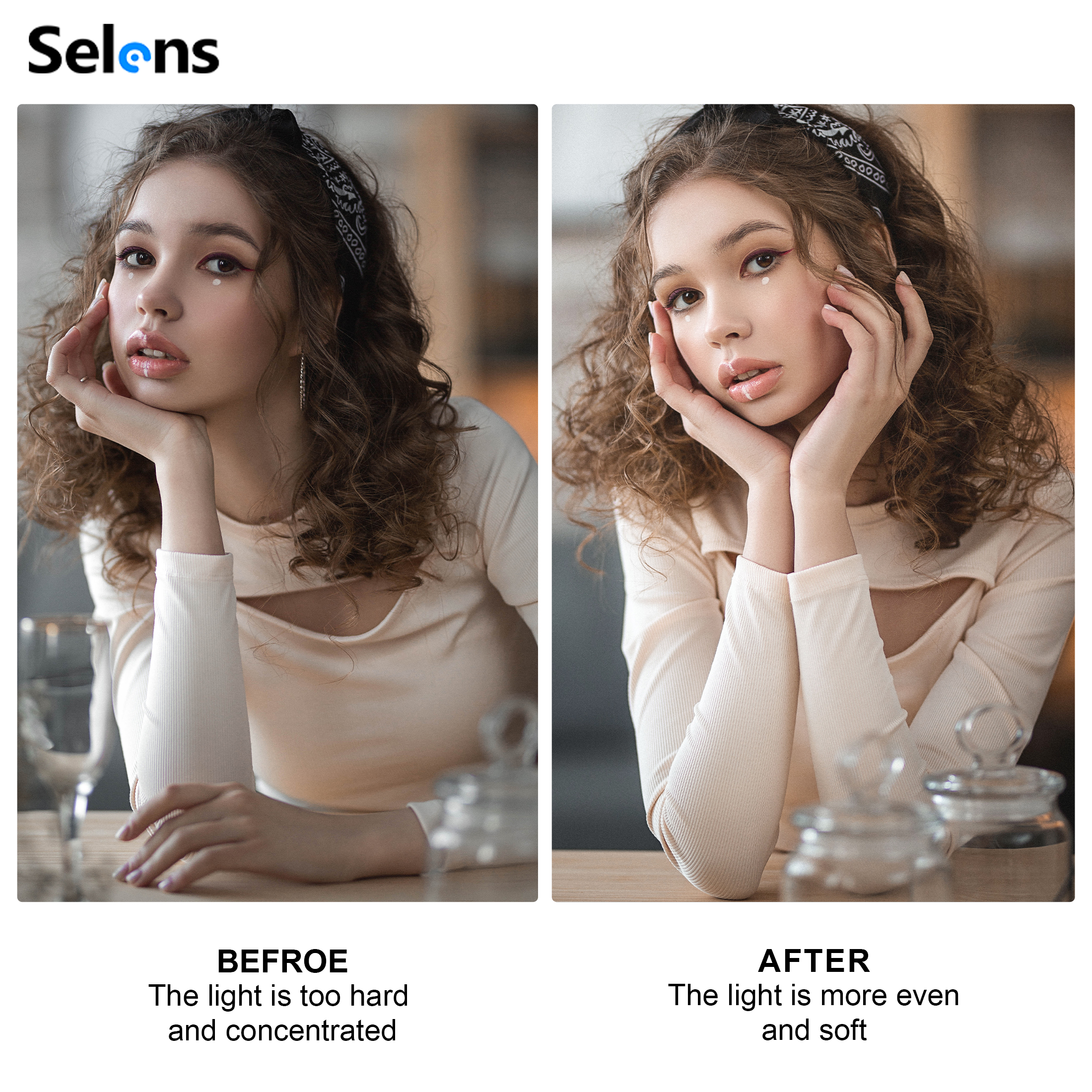 Selens White Diffuser Foldable - Photography Lighting Portrait avaliação e preço