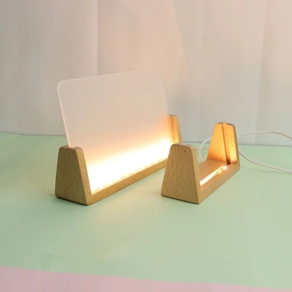 Warm Light Wooden Lighted Base - Photography Lighting Portrait avaliação e preço