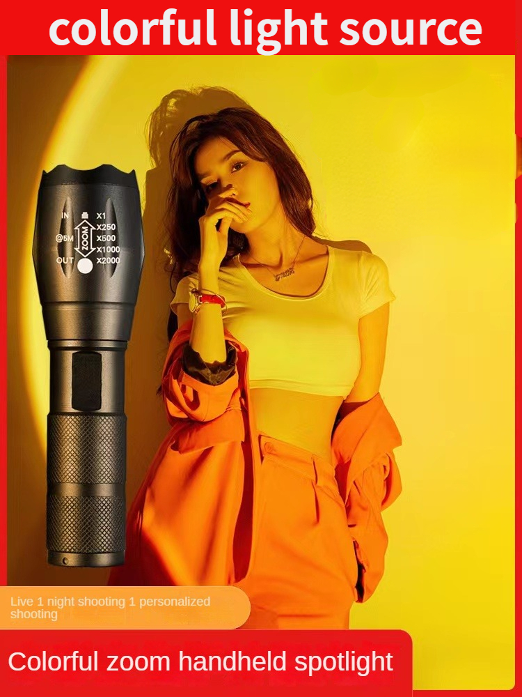 LED photography flashlight rgb - Photography Lighting Portrait avaliação e preço