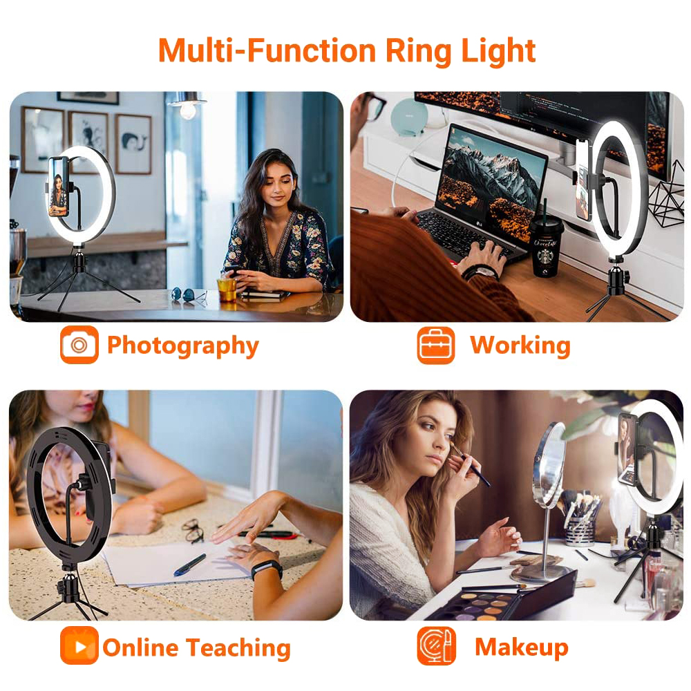 26cm 10 inch Led Ring Selfie L - Photography Lightning avaliação e preço