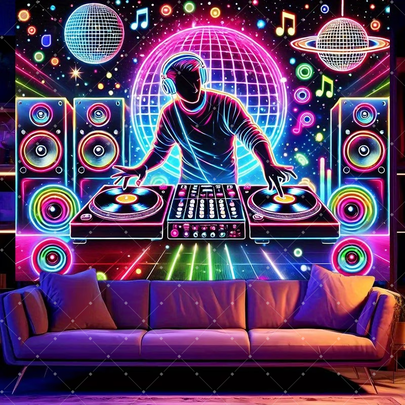 Hip Hop Music DJ Party Decorat - Photography Lighting Background avaliação e preço