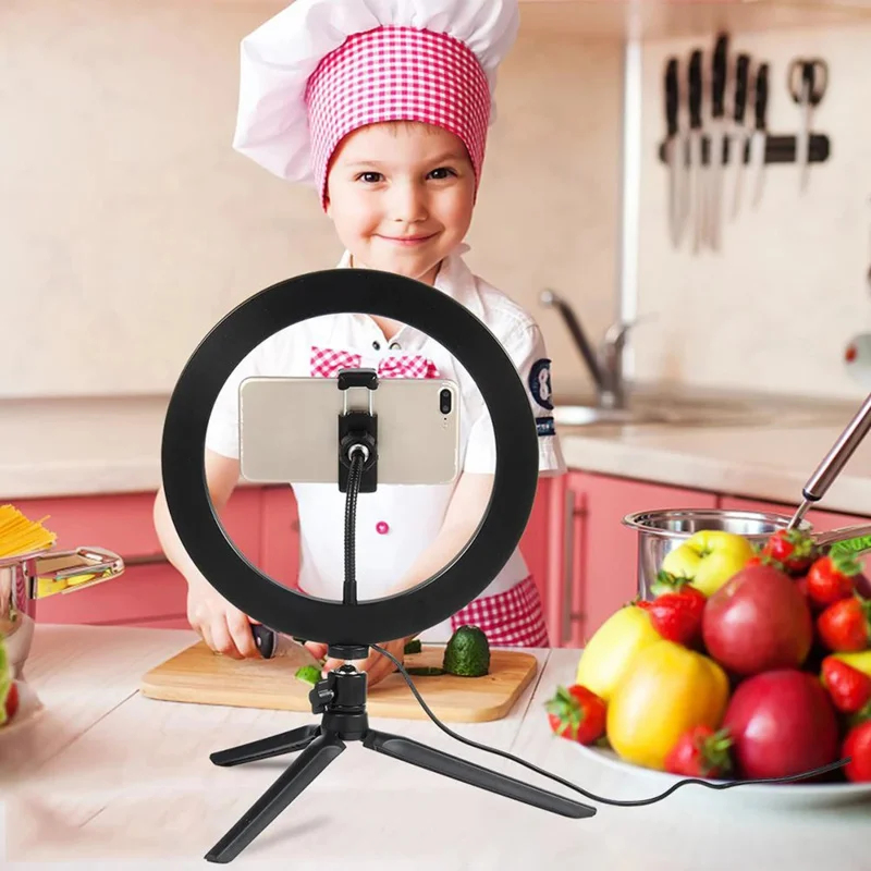 Dimmable26cm LED Ring Light Ki - Photography Lightning avaliação e preço