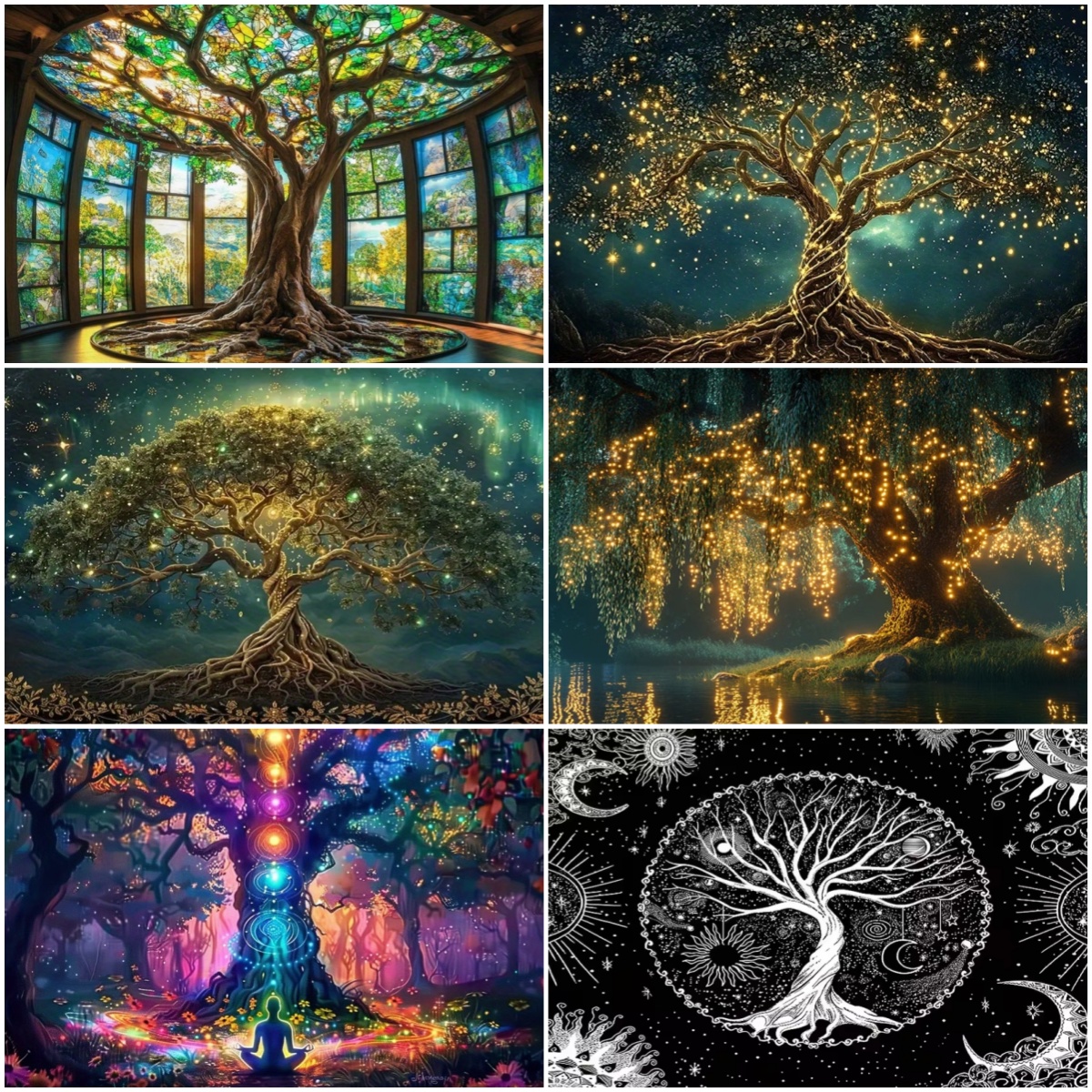 Enchanted Forest Life Tree Pho - Photography Lighting Background avaliação e preço