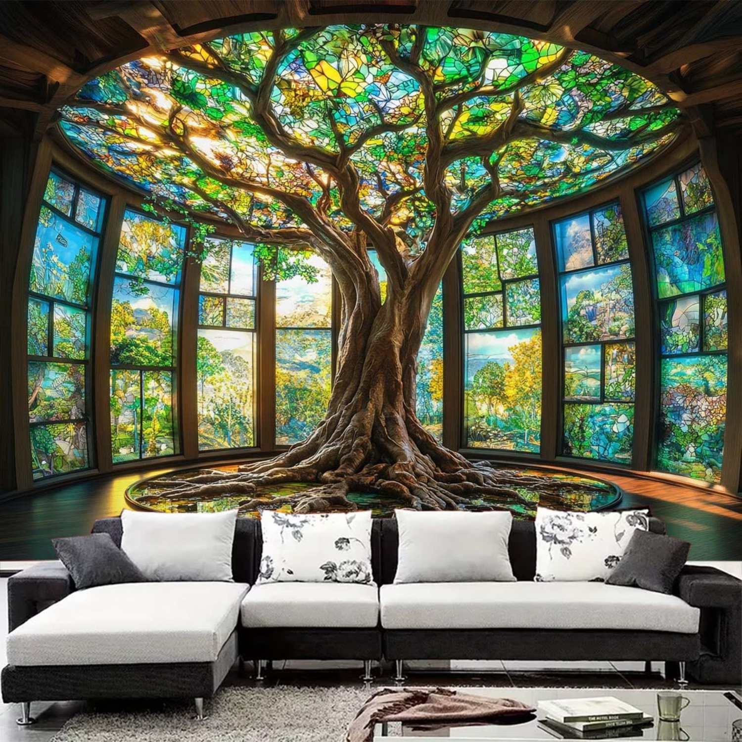 Enchanted Forest Life Tree Pho - Photography Lighting Background avaliação e preço
