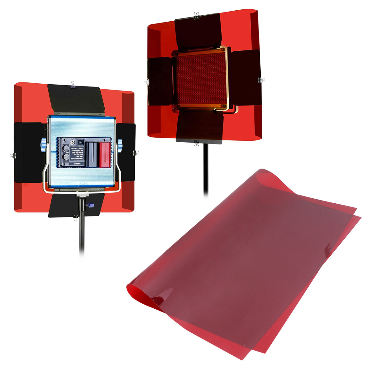 3pcs Deep Light Photography St - Photography Lighting Gels avaliação e preço