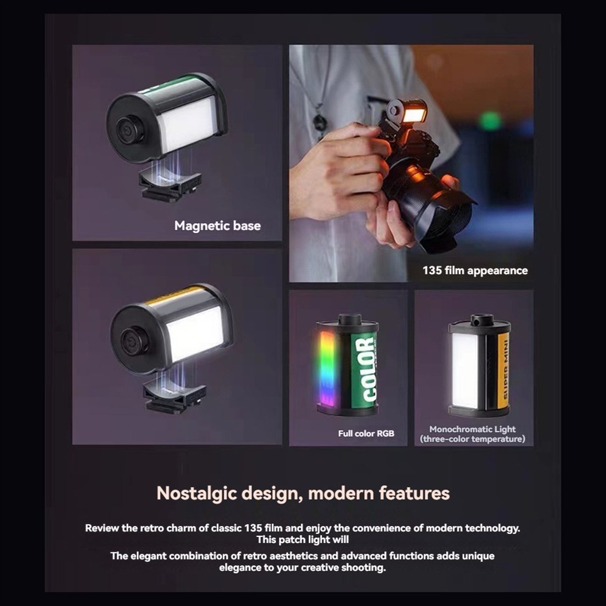 【24H-SALE!】RGB Video Light wit - Photography Lighting For Sale avaliação e preço