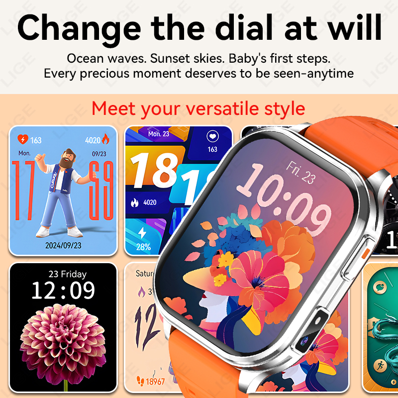 LIGE 2026 Camera Smart Watch M - Photography Lighting Gels avaliação e preço