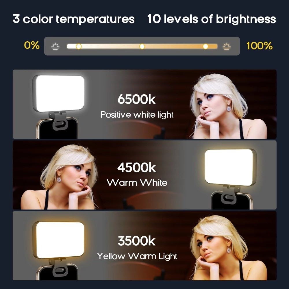 800/1000mAh LED Selfie Light U - Photography Lightning avaliação e preço