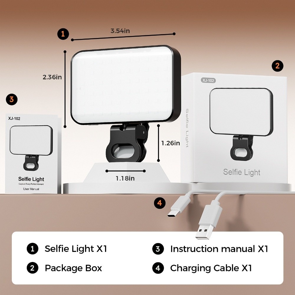 800/1000mAh LED Selfie Light U - Photography Lightning avaliação e preço
