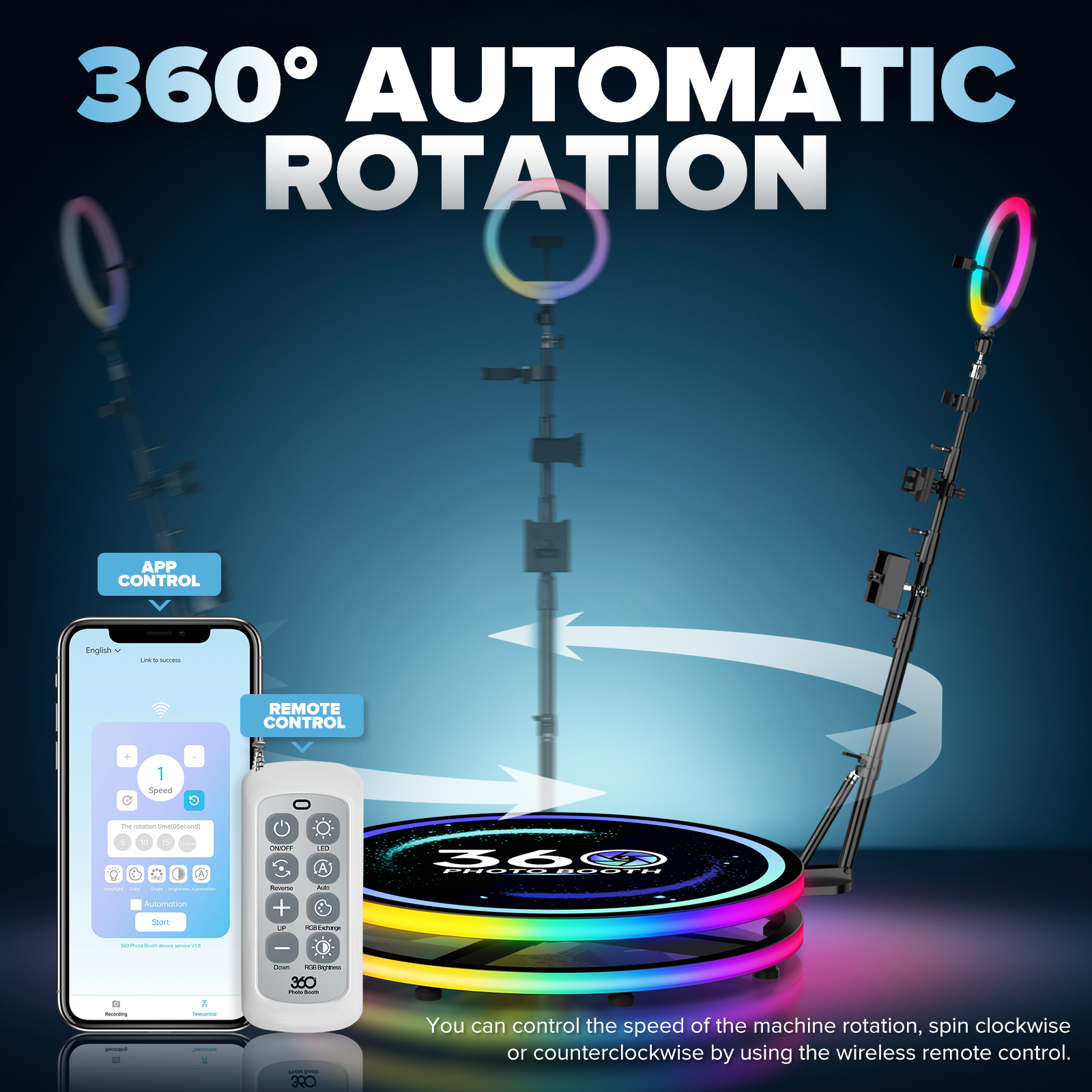 360 Rotating Photo Booth Ring  - Photography Lightning avaliação e preço