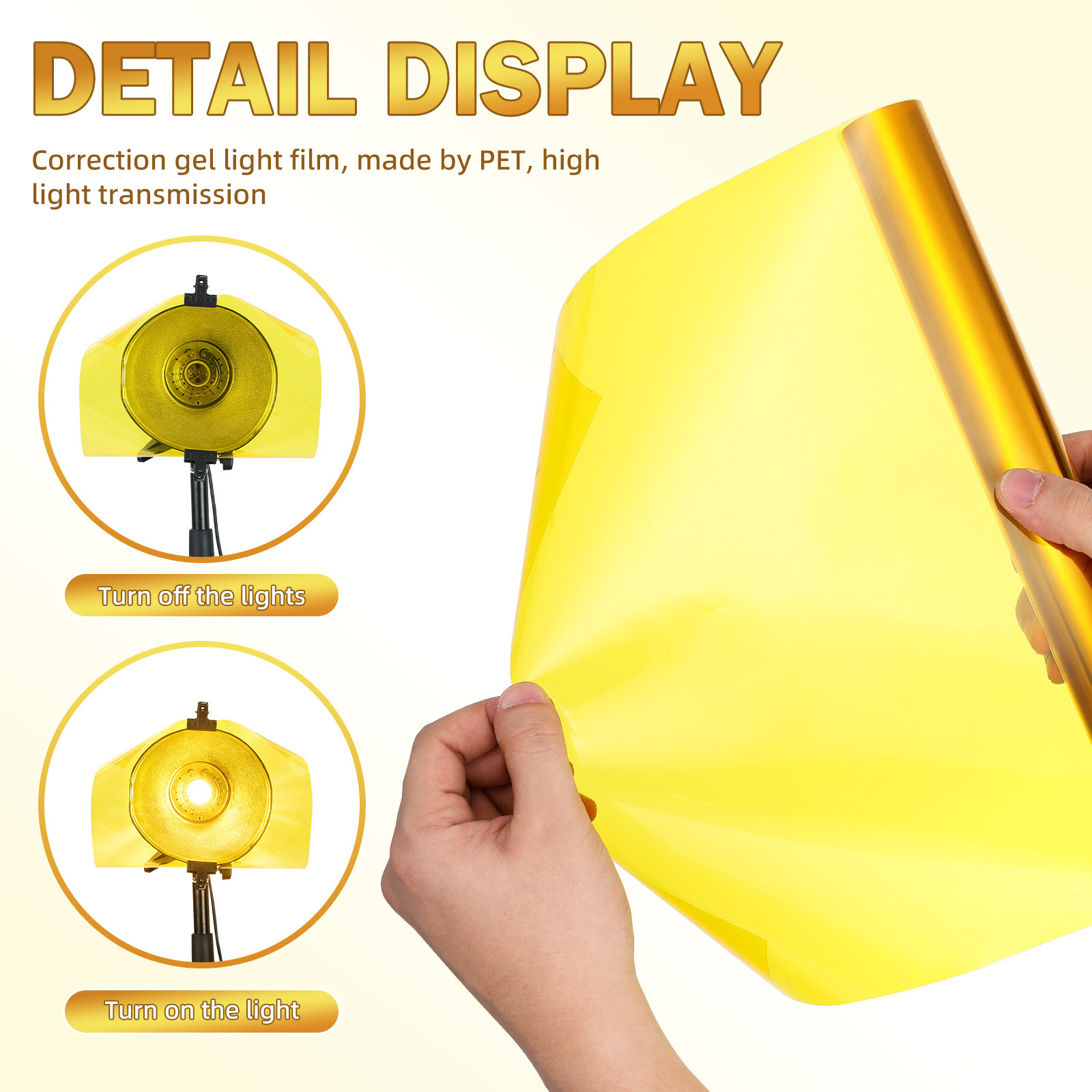 Light Diffuser Film Color Corr - Photography Lighting Gels avaliação e preço