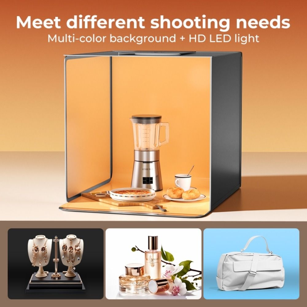 45/65cm Studio LED Light Box F - Photography Lighting Background avaliação e preço