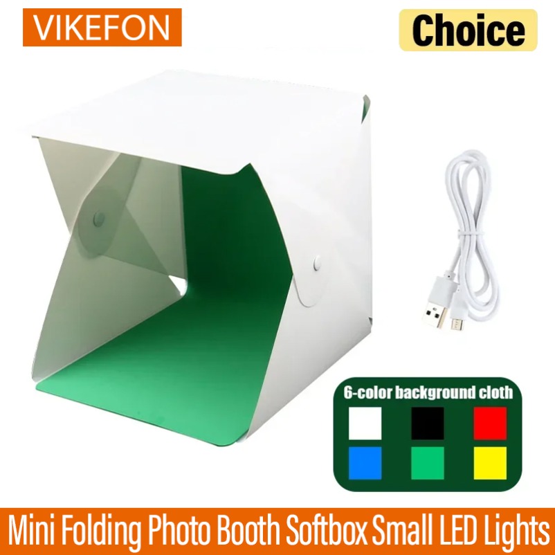 Mini Folding Photo Booth Softb - Softbox Portable Strip avaliação e preço