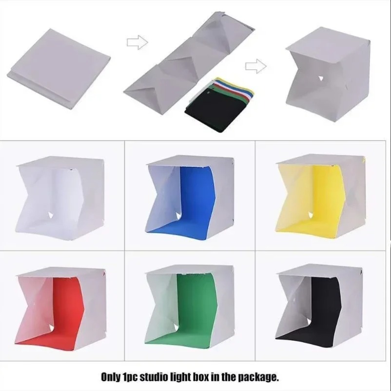 Mini Folding Photo Booth Softb - Softbox Portable Strip avaliação e preço