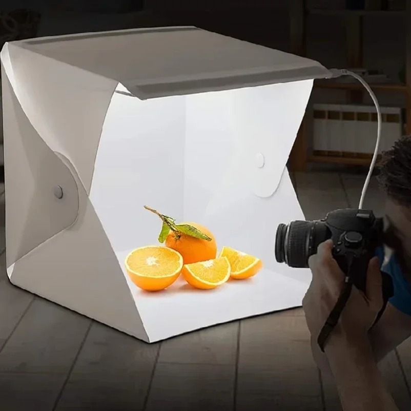 Mini Folding Photo Booth Softb - Softbox Portable Strip avaliação e preço